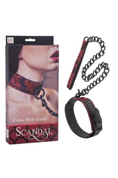    Scandal Collar with Leash  -