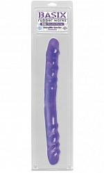  Basix Rubber Works - 16" Double Dong - Purple