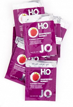      ( 3 .) JO H2O Lubricant Raspberry Sorbet - 10 