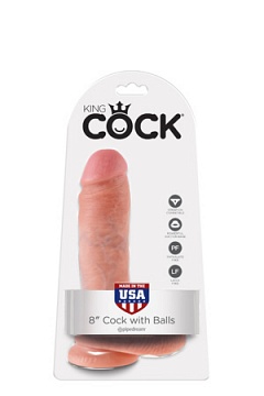    8" COCK WITH BALLS   