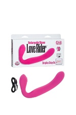     ReCNargeable Silicone Love Rider Strapless Strap-On