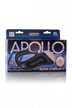 Мастурбатор-анус Apollo™ Alpha Stroker™ Alpha Stroker™ 1 с вибрацией серый