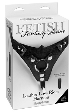- Fetish Fantasy Series Leather Low-Rider Harness    
