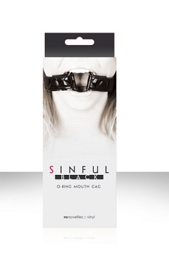    Sinful Black O-Ring Mouth Gag 