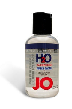      JO Personal Lubricant H2O Warming, 2.5 oz (75 )