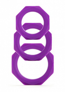    Octagon Rings 3 sizes  (3 .)