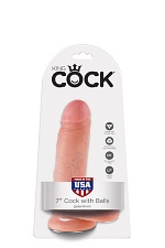    7" COCK WITH BALLS   