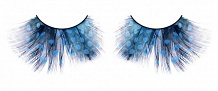 Ресницы голубые  перья