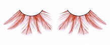 Ресницы красные  перья