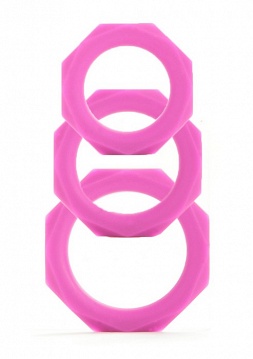    Octagon Rings 3 sizes  (3 .)