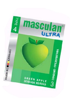 Masculan Ultra 4,  3 . *16 GREEN Apple  -CD