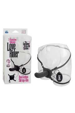   7-Function Love Rider Dual Acton Strap On     