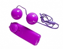 Вагинальные шарики с вибрацией, фиолетовые
