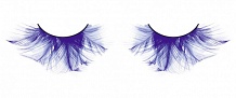 Ресницы голубые  перья