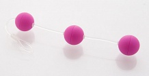 Анальные шарики 19,5см фиолет.