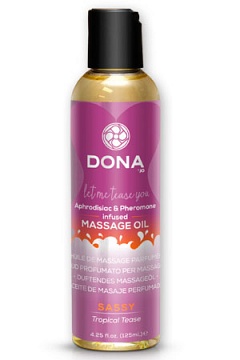   DONA Scented Massage Oil Sassy Aroma: Tropical Tease 125 
