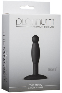   Platinum Premium Silicone - The Mini's - Smooth Small - Black S 
