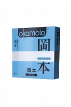През-тивы Окамото серия Skinless Skin  Super lubricative  № 3 С двойной смазкой