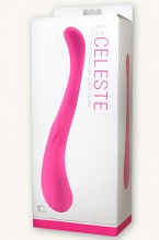 Вибромассажер UltraZone® Celeste 6x Silicone G-Spot перезаряжаемый розовый