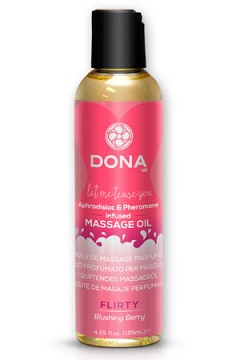   DONA Scented Massage Oil Flirty Aroma: Blushing Berry 125 