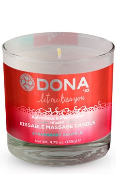    DONA Kissable Massage Candle Strawberry Souffle 135 