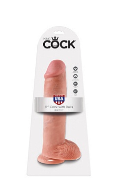    11" COCK WITH BALLS   